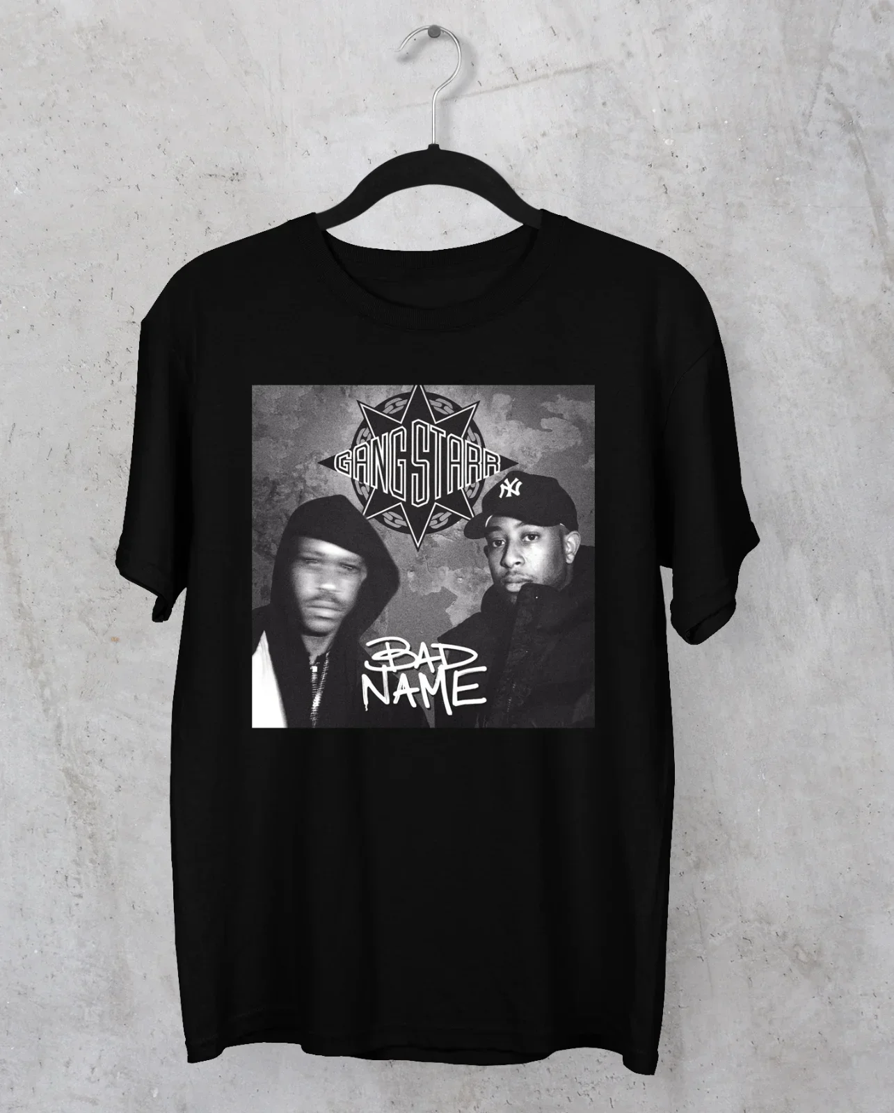 Gang Starr band bad name T-Shirt black short sleeve All sizes 1F412