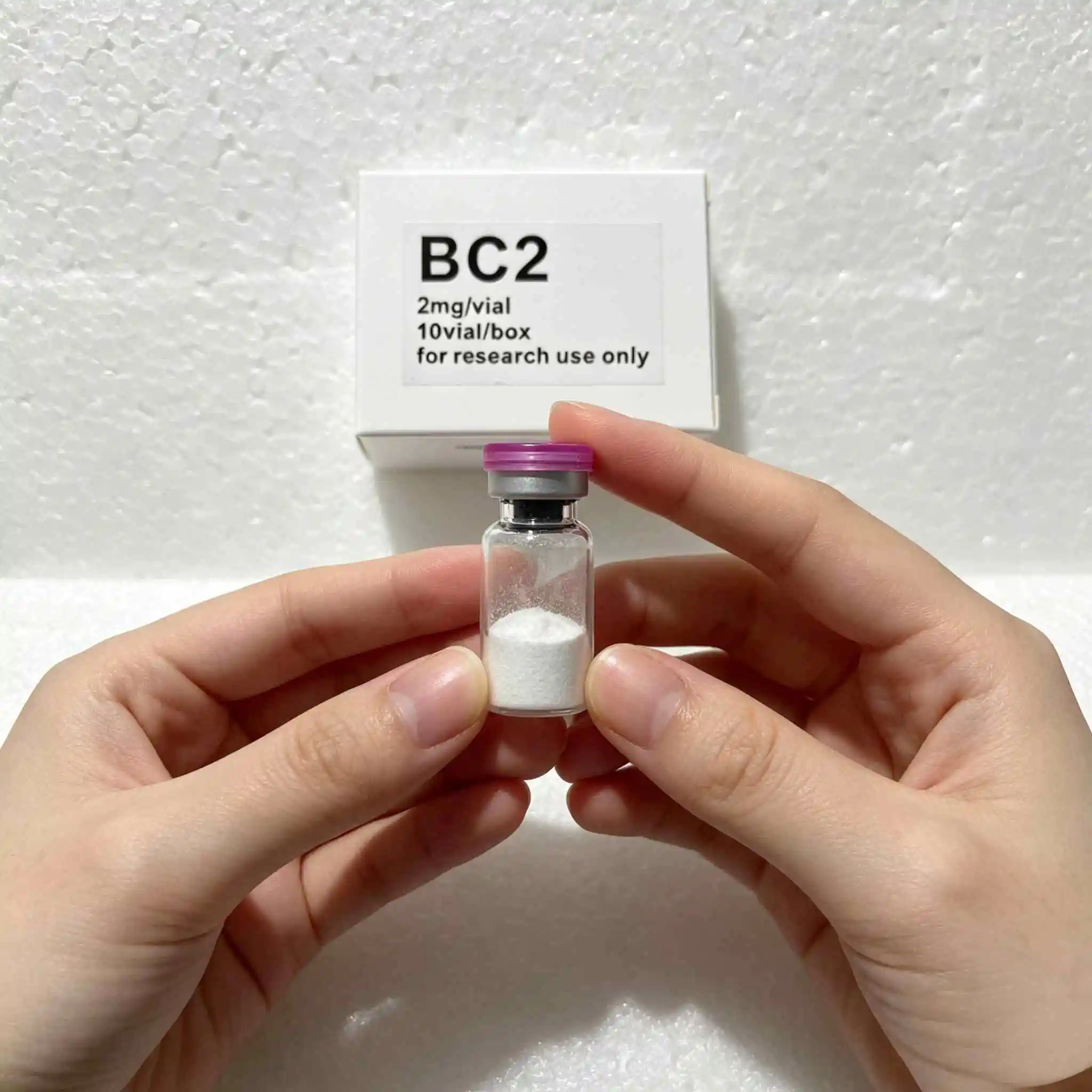 (Bottle Cap Color Random) High-Quality Freeze-Dried BC2 - 1 Box/10 Bottles, Repairs Skin Damage, Hydrates and Moisturizes, Nouri