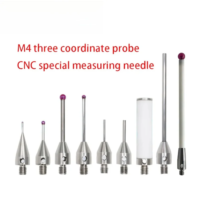 New Three-coordinate Stylus Cnc Machine Tool Cnc Probe Accessories Probe Three-dimensional Ruby Needle Measuring Rod M3m2