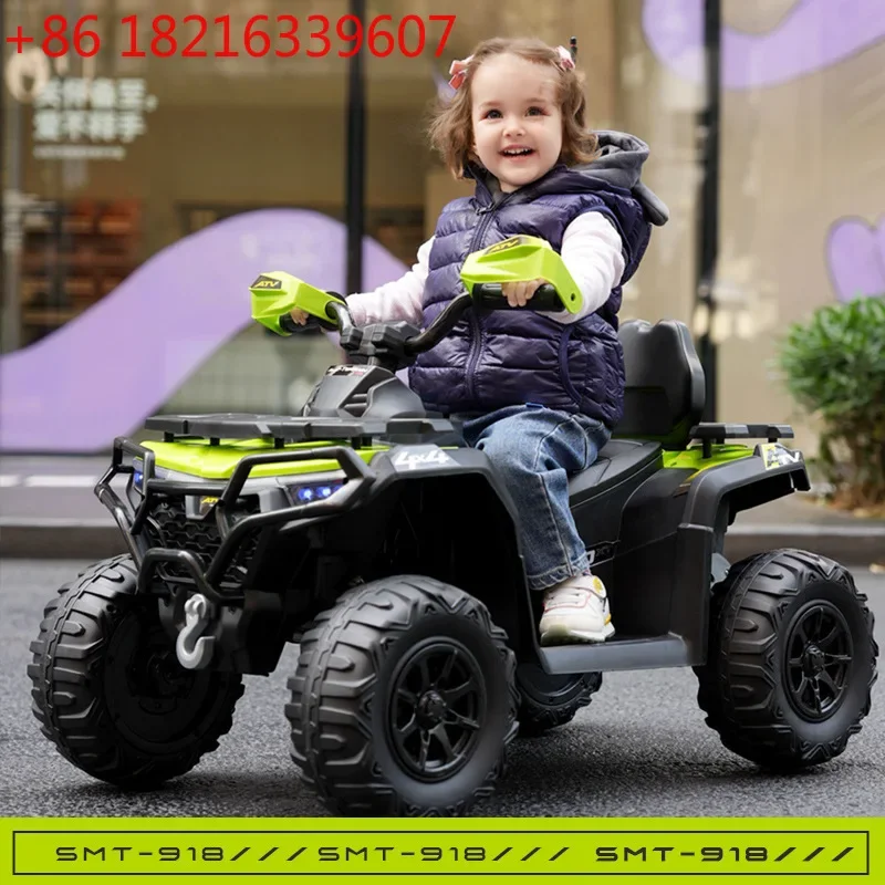 New children's remote control electric vehicle car children can sit charging beach car