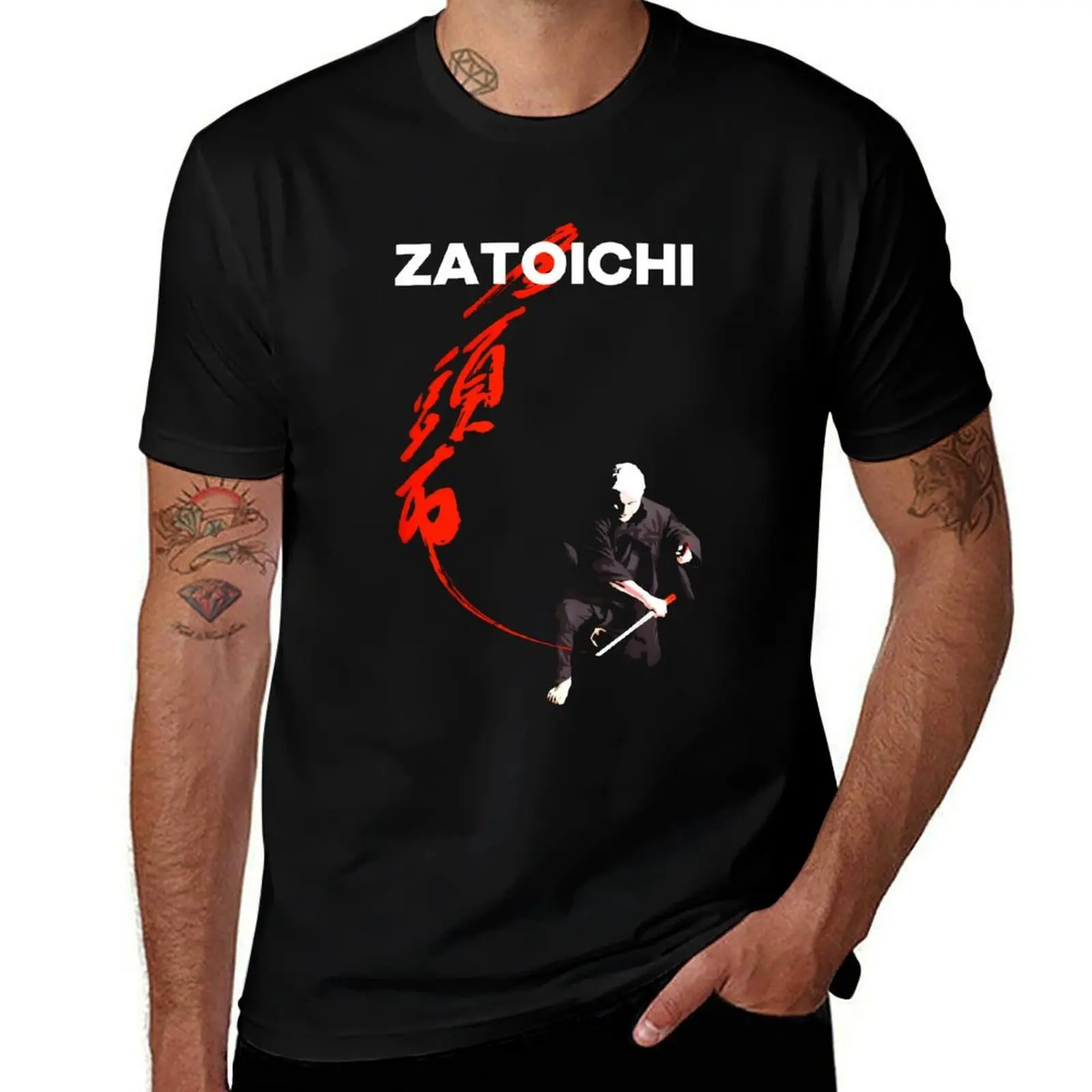 

Zatoichi (2003) T-Shirt Plus Size Non-Shrink T-Shirt