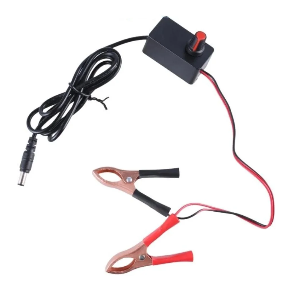 DC12V Adjustable Stepless Controller With Clip Light Control Switch for Air Coolers Fans Pumps Size / DC12V Adjustable