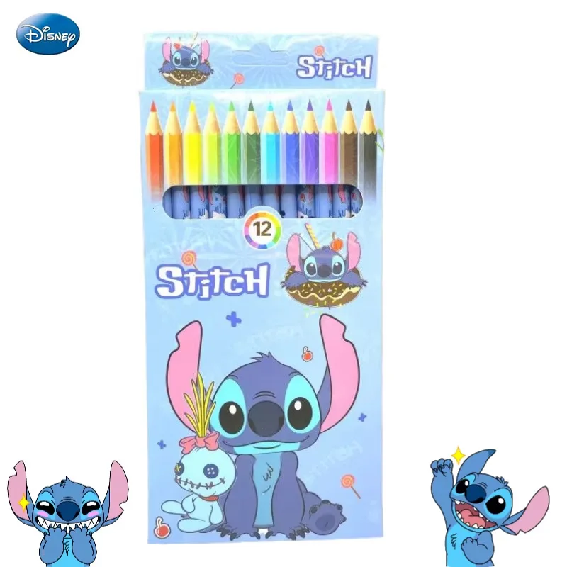 12Pcs Anime Colored Pencils Wood Graphite Sketch Pencils Set Smooth Writing for School Drawing Sketching