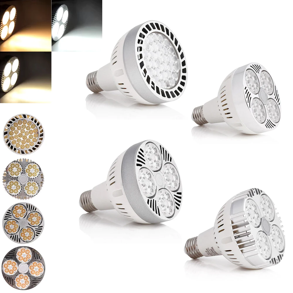 

35W 45W PAR30 LED PAR Light Bulb 30 E27 Spotlight 220V 3000K Warm White Spot 2835SMD Bright Home Appliance Decoration Indoor