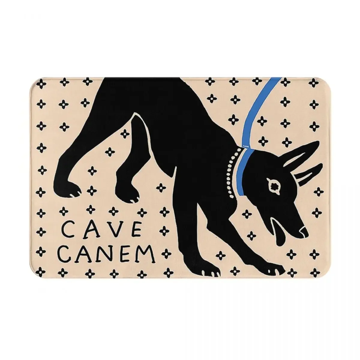 CAVE CANEM Doormat Rug Carpet Mat Footpad Polyester Anti-slip Water Oil Proof Front Room Corridor Kitchen Bedroom Balcony Toilet