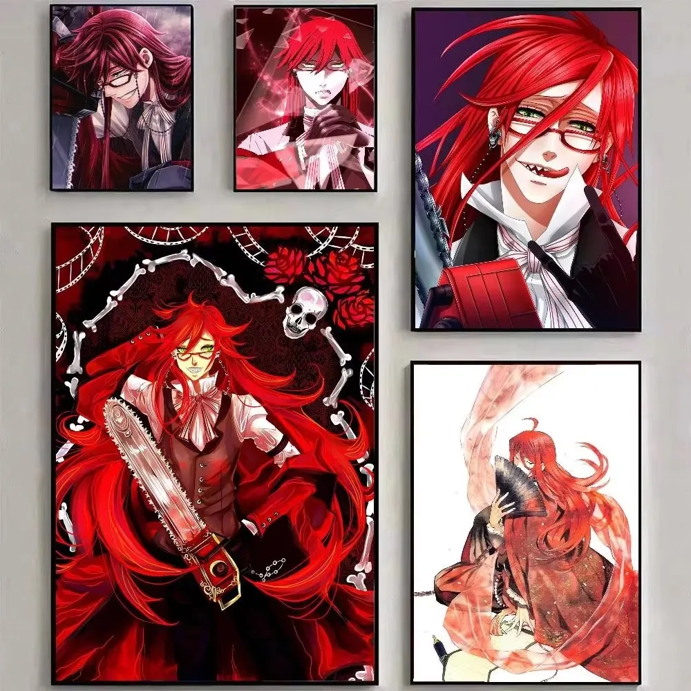 Grell Sutcliff Anime Black B-Butler Jigsaw Puzzles 500/1000/1200/2000PCS Handmade Art Exquisite Home Decor Gift No Frame