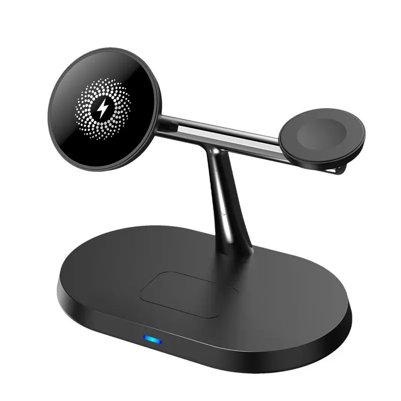 Adjustable Angle Charger Dock Phone Holder Fast Safe Charging Portable Wireless Charger Multi-Functional Charging Station