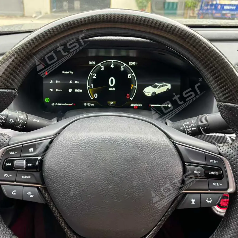 Digital Cluster For Honda 10th generation Accord LCD Instrument Panel Carplay Dashboard Visual Plug Play Strong Compatibility