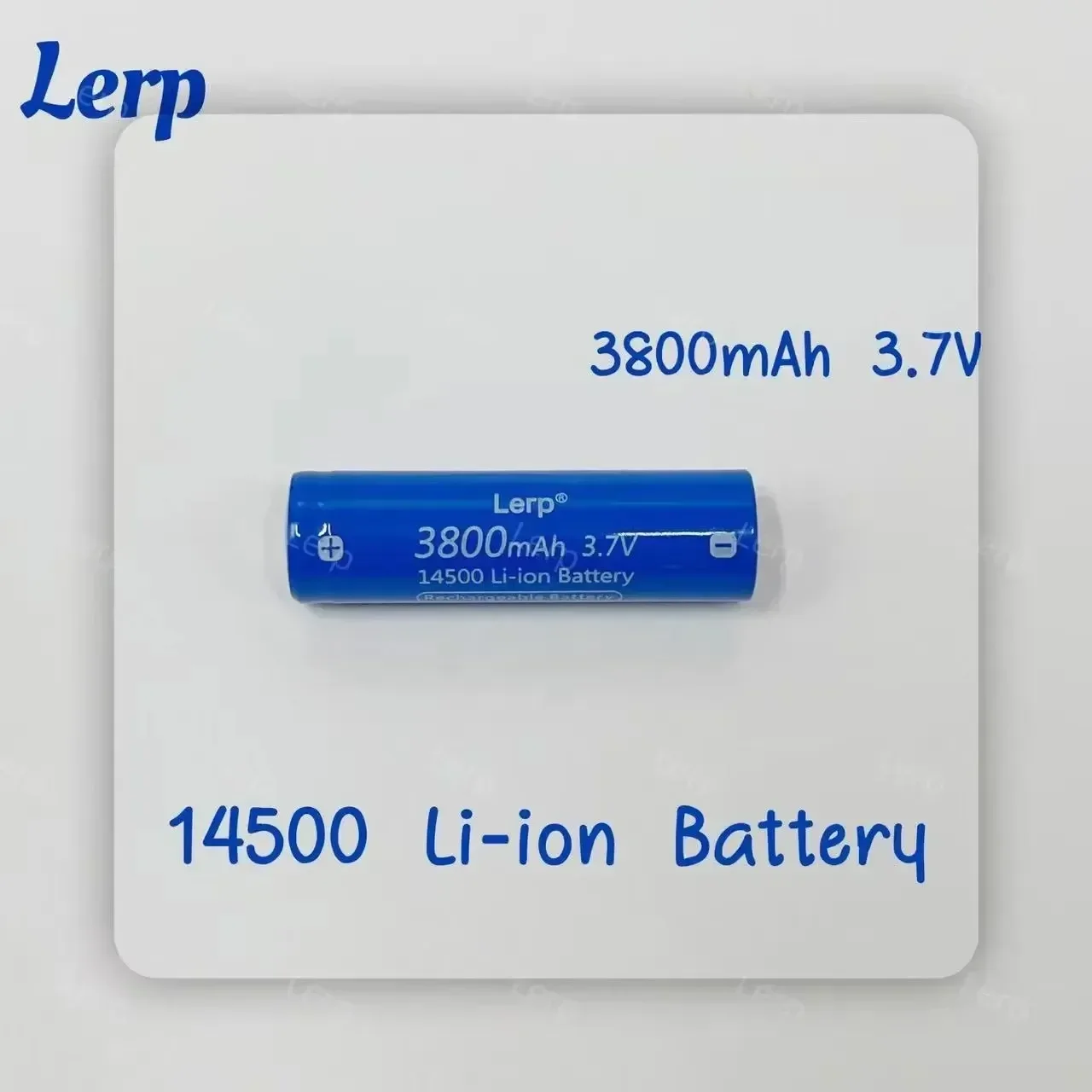 The new rechargeable lithium-ion battery 14500 3.7V 3800mAh is suitable for electric toothbrushes, razors, and LED flashlights.