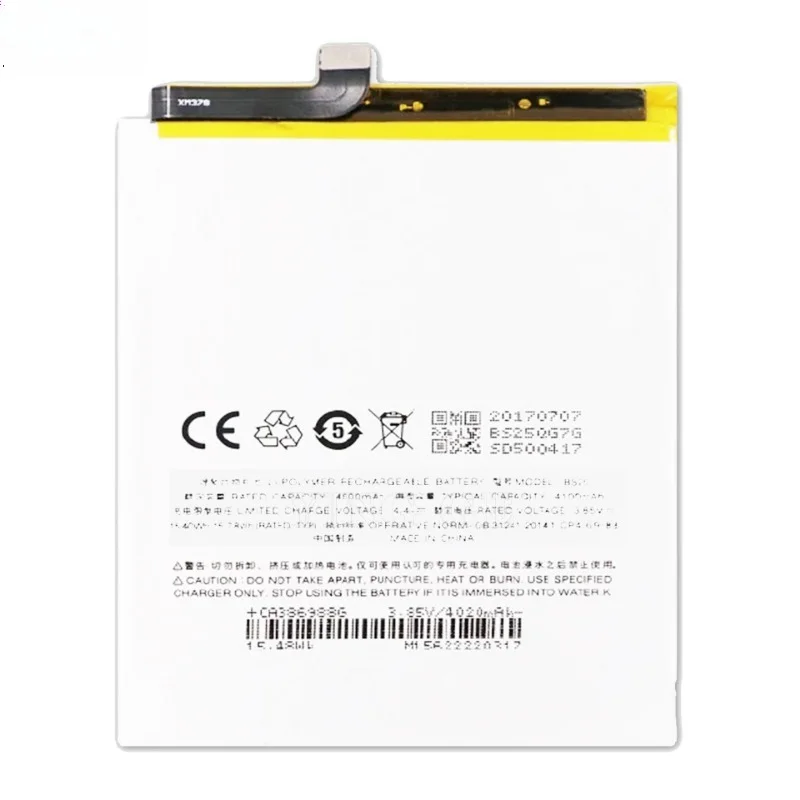 BS25 Battery 3.85V 4100mAh for Meizu M3 Max Mobile Phone High Quality Replacement Battery