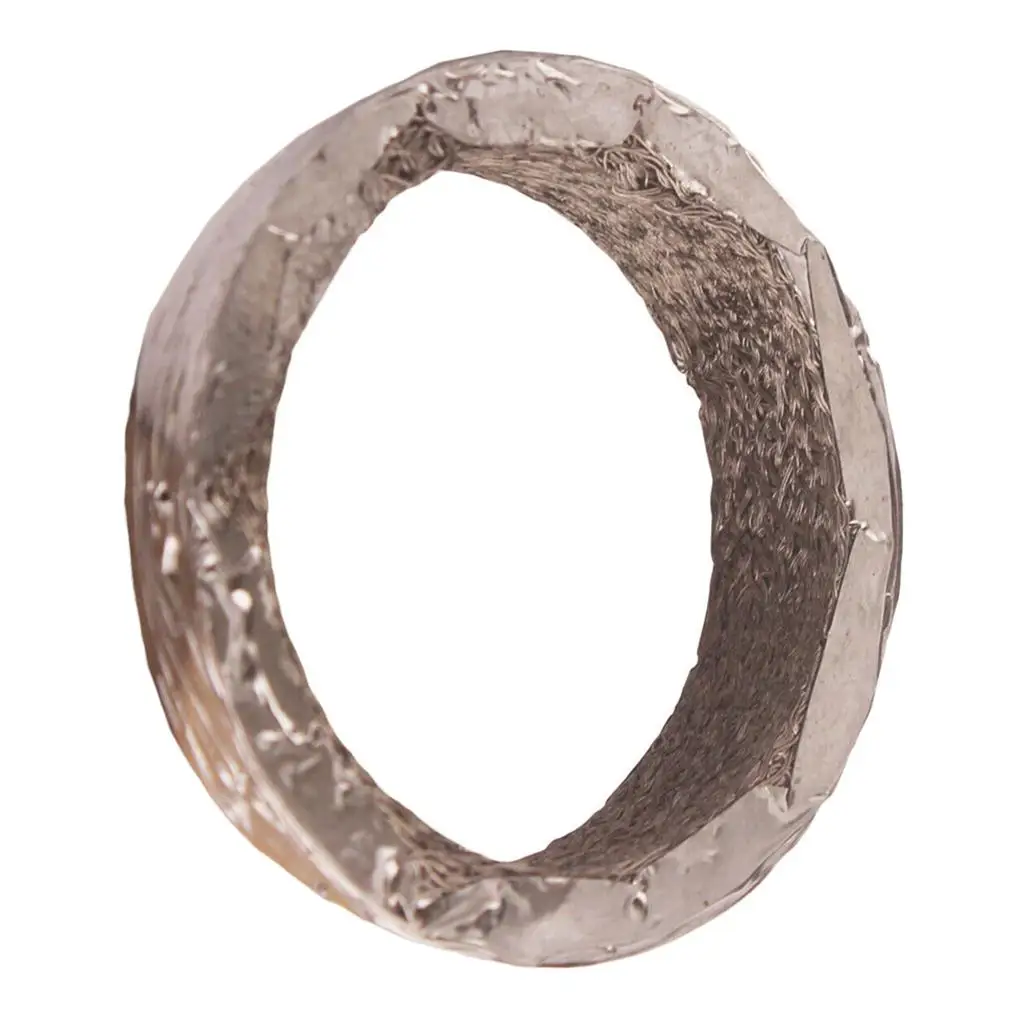 Heat Resistant 2.5 Inch Car Exhaust Gasket Stainless Steel Donut Collector Gasket for Exhaust Pipe Sealing
