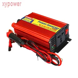 CN DC 12V 24V 48V 60V 72V To AC110V AC220V 500W 600W 650W Inverter Corrected Chordal Wave Transformer Converter Car