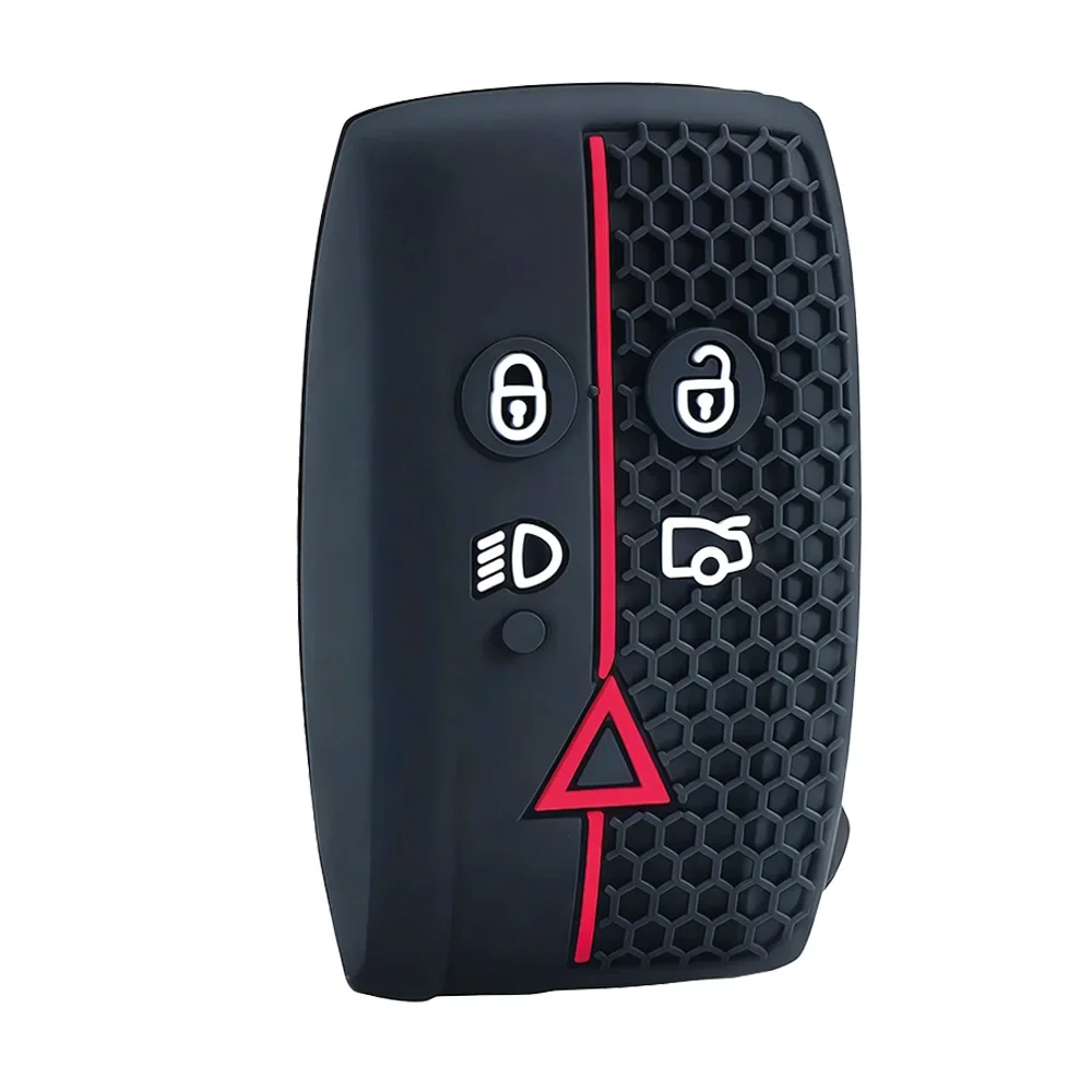 Skin-touch Matte Honeycomb Key Case For Jaguar XF XFR XK XKR XK8 Anti-wear 5 Button Car Smart Key Fob