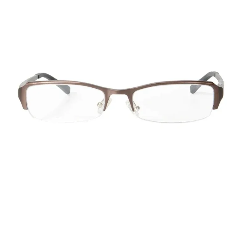 Prescription Glasses multifocal Men Aluminium Half Frame for Vision Anti Blue Light Myopia Lens Optical Lenses Photochromic
