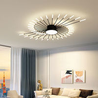 Flower Shape AC85-265V Modern LED Ceiling Light for Bedroom Dining Living Room Firework Chandelier Pendant Home Decor Lamp