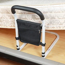 Household Bed Rail Assist Handle Bar Elderly Pregnant Bedside Handrail Height Adjustable Get Up Handle Assisting Aid Handrail