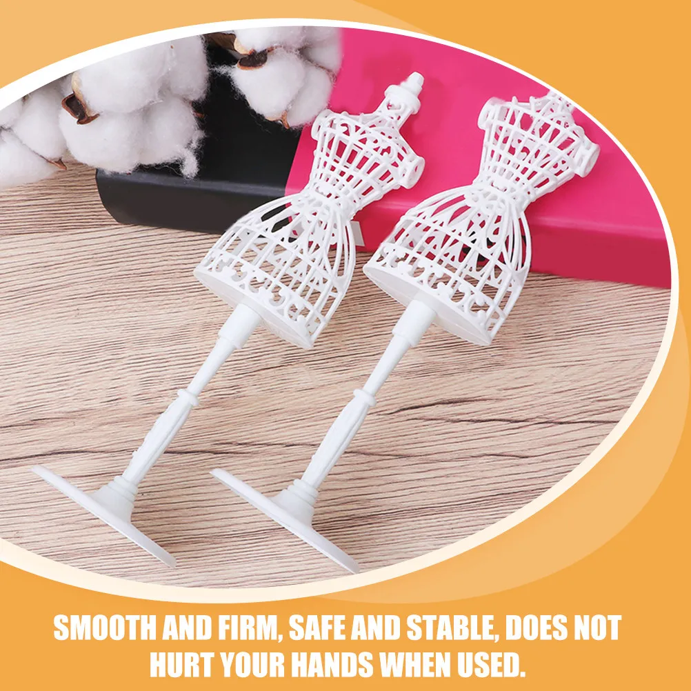 

8 Pcs Clothing Design Mannequin Model Dress Display Holder Miniature Clothes Stand Decorative Dollhouse