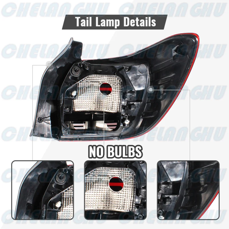 Tail Light For Renault Symbol 2017 2018 2019 2020 2021 Left Side Rear Lamp Brake Light Without Bulbs 265550533R Car accessories