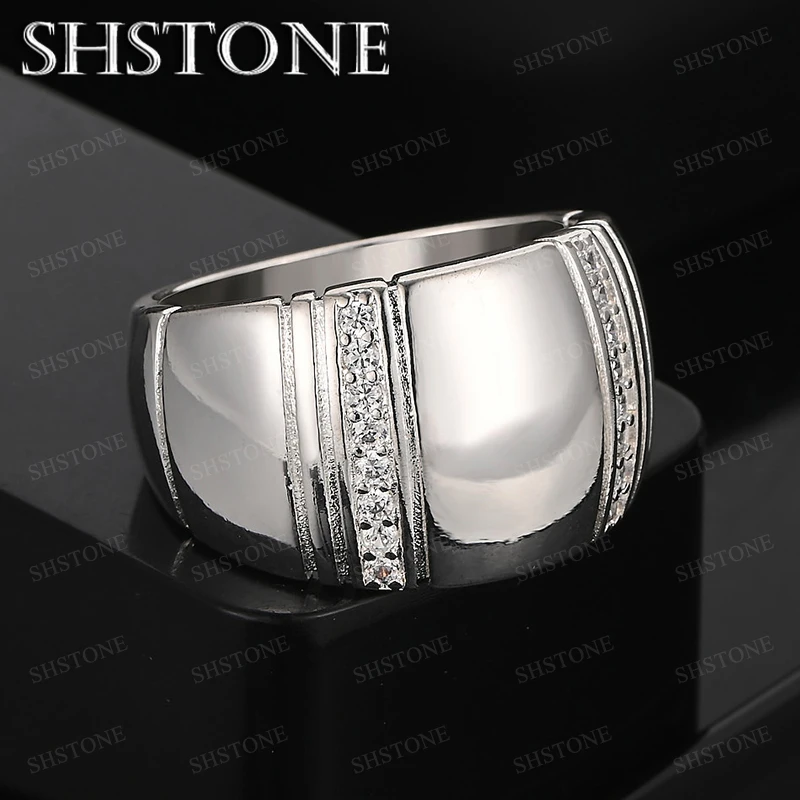 

New Style 925 Sterling Silver Ring Inlaid Zircon Noble Luxury Lady Wedding Accessories Birthday Gift Fashion Party Jewelry