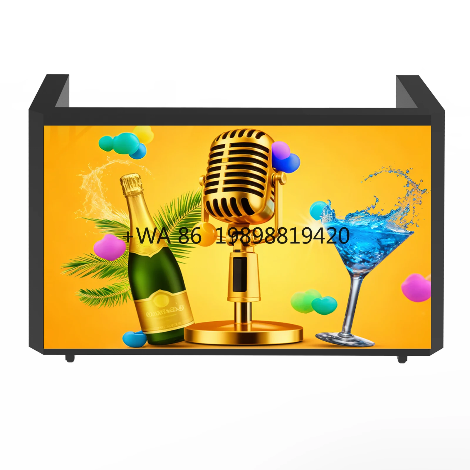 

Standing for DJ Event Wedding Club Party and Wedding High Brightness 6FT LED Video Wall DJ