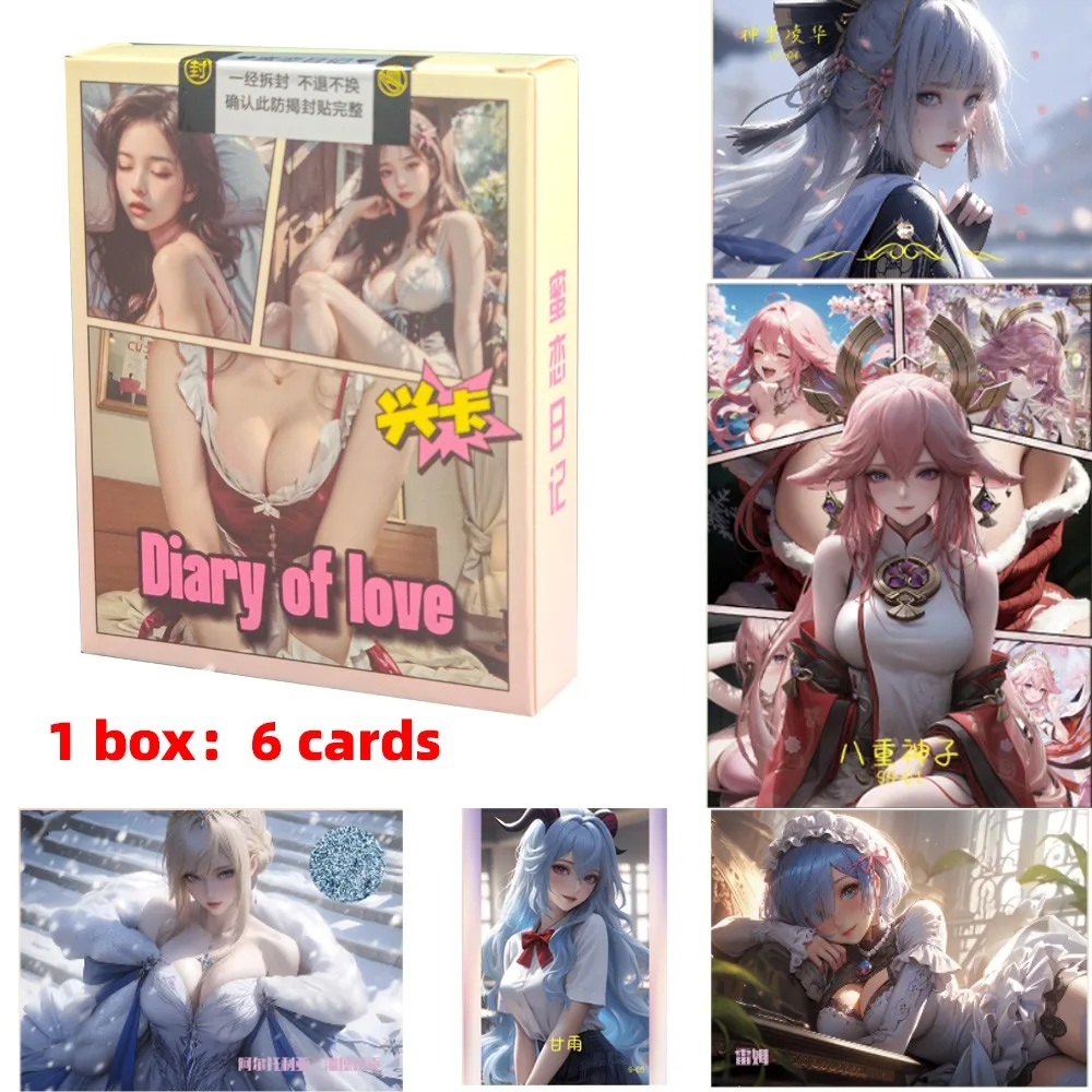 

Sexy Diary Of Love Card Waifu Tcg Card Goddess Story Sexy Metal Cards Waifu Booster Box Acg Ccg Tcg Doujin Toys And Hobby Gift