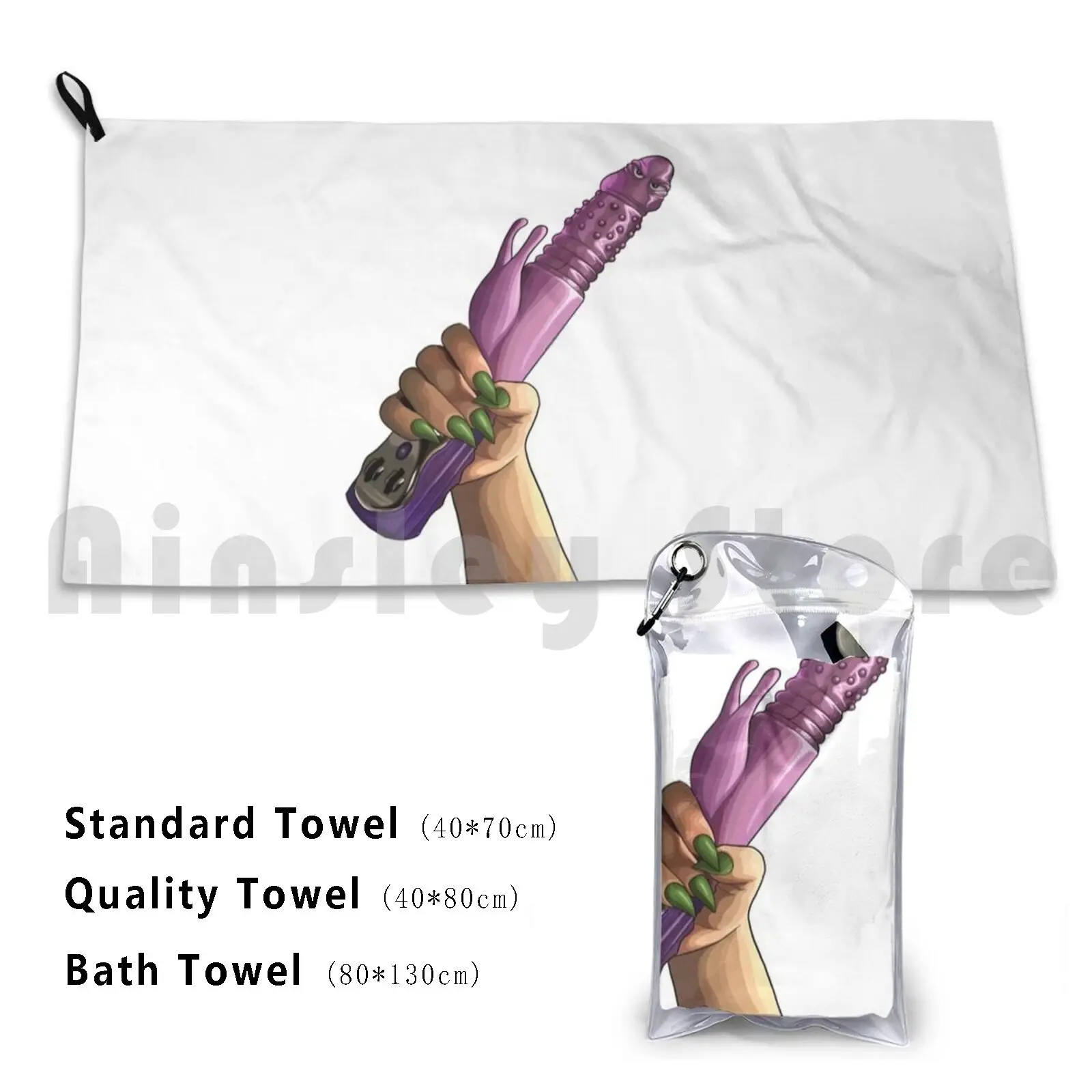 Towel Evil Rabbit Hat Rabbit Vibrator Dildo Funny Feminist