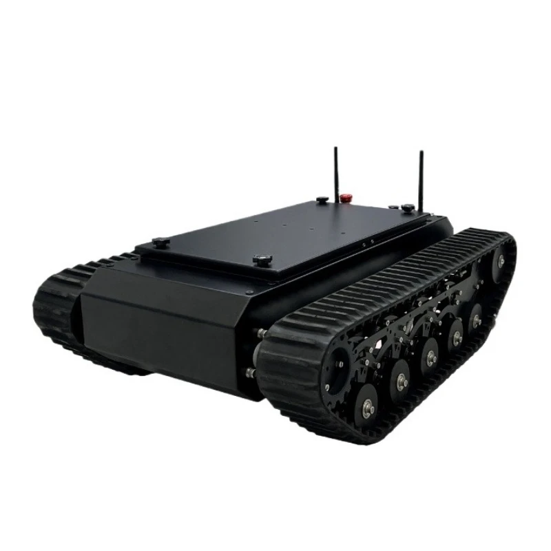 TR500 All-Terrain Crawler Vehicle, ROS Robot Heavy-Duty Chassis, Rubber Tracks, Open-Source Development Platform