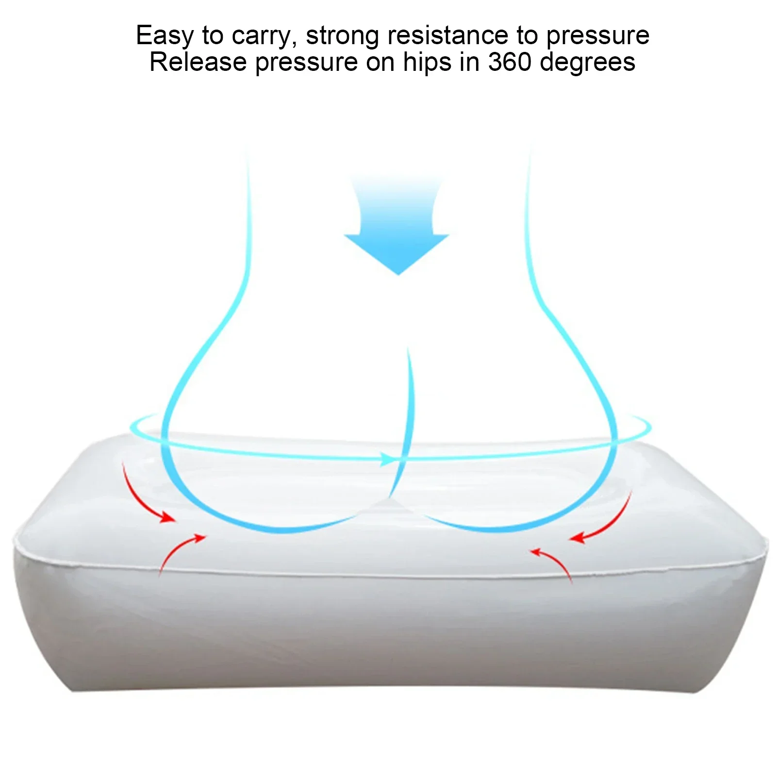 Kayak Inflatable Seat Cushion Soft Pvc Moistureproof Fishing Boat Accessories Outdoor Tools