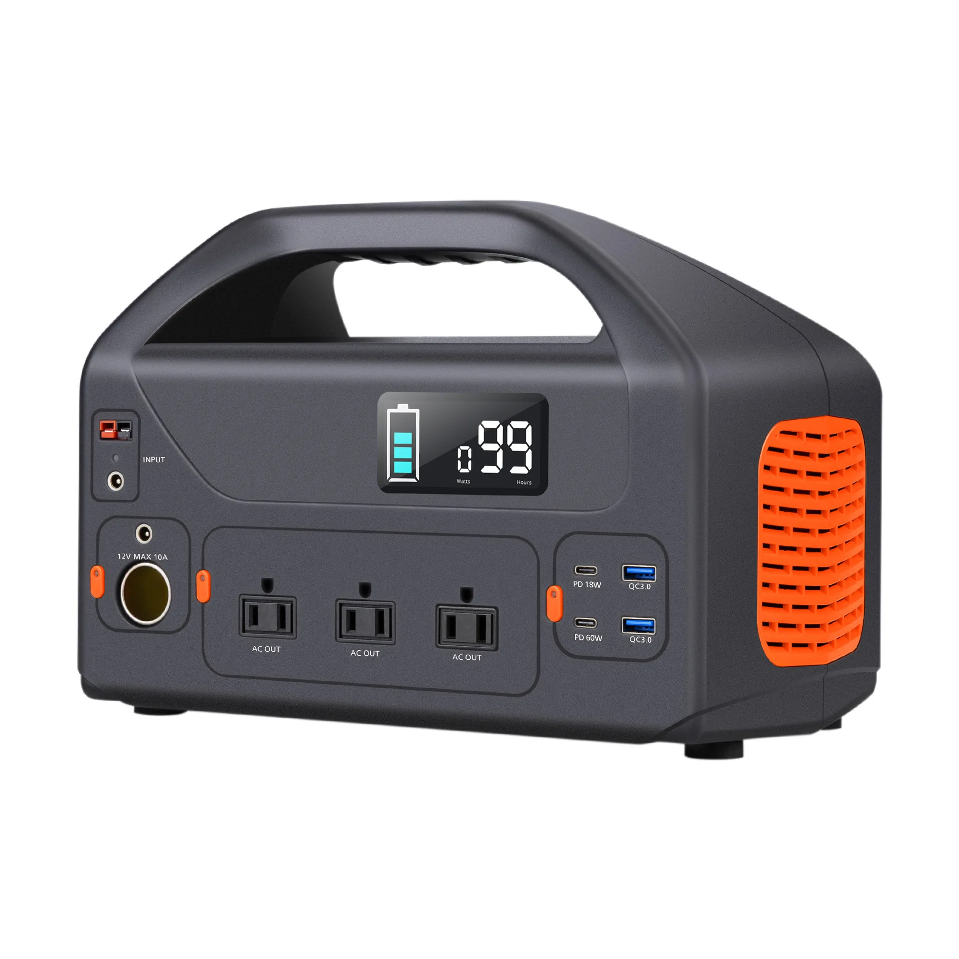 

Портативная электростанция большой мощности 1000 Вт для дома и кемпинга