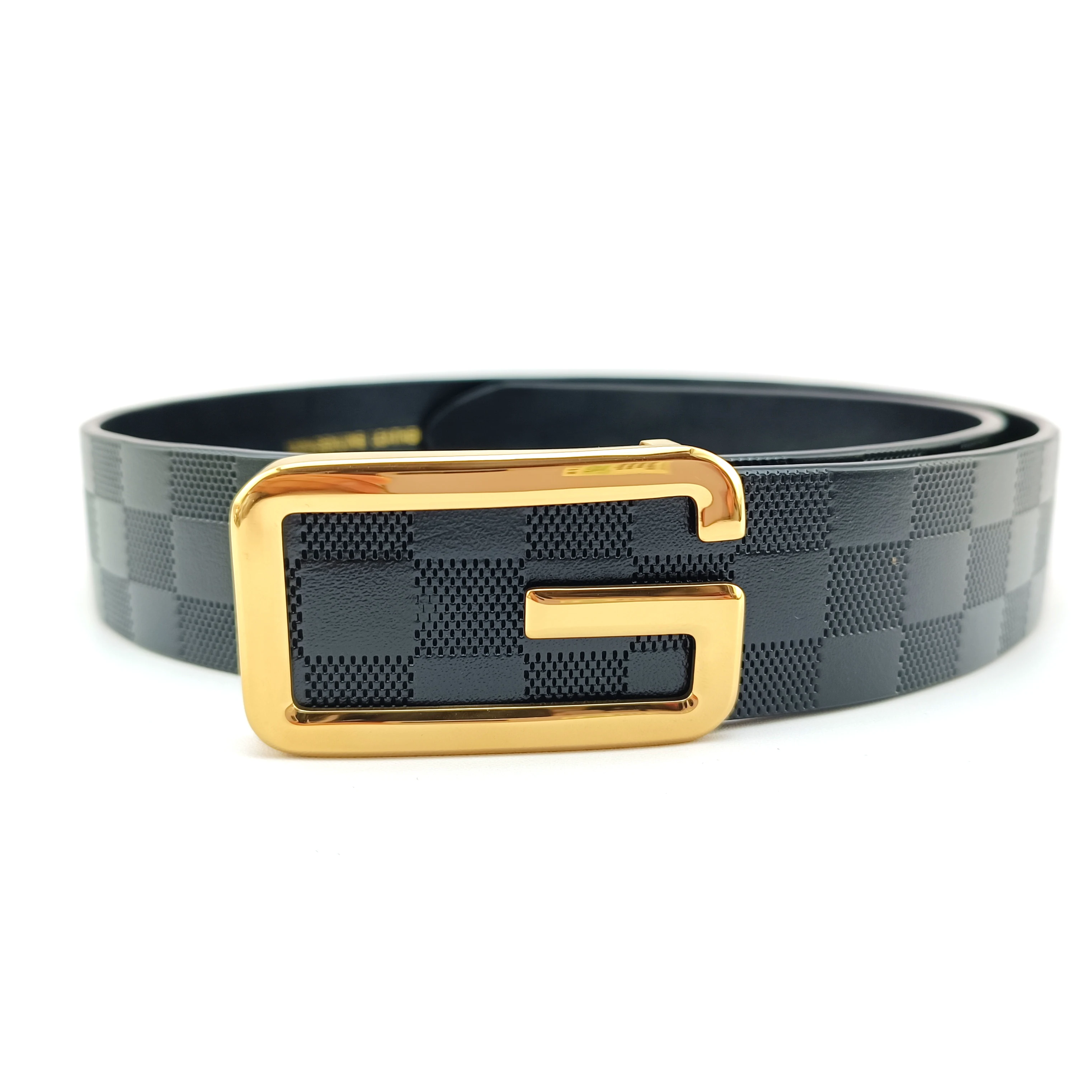 

High end men's luxury belt, 3.8cm, designed by a fashion belt master for men and women