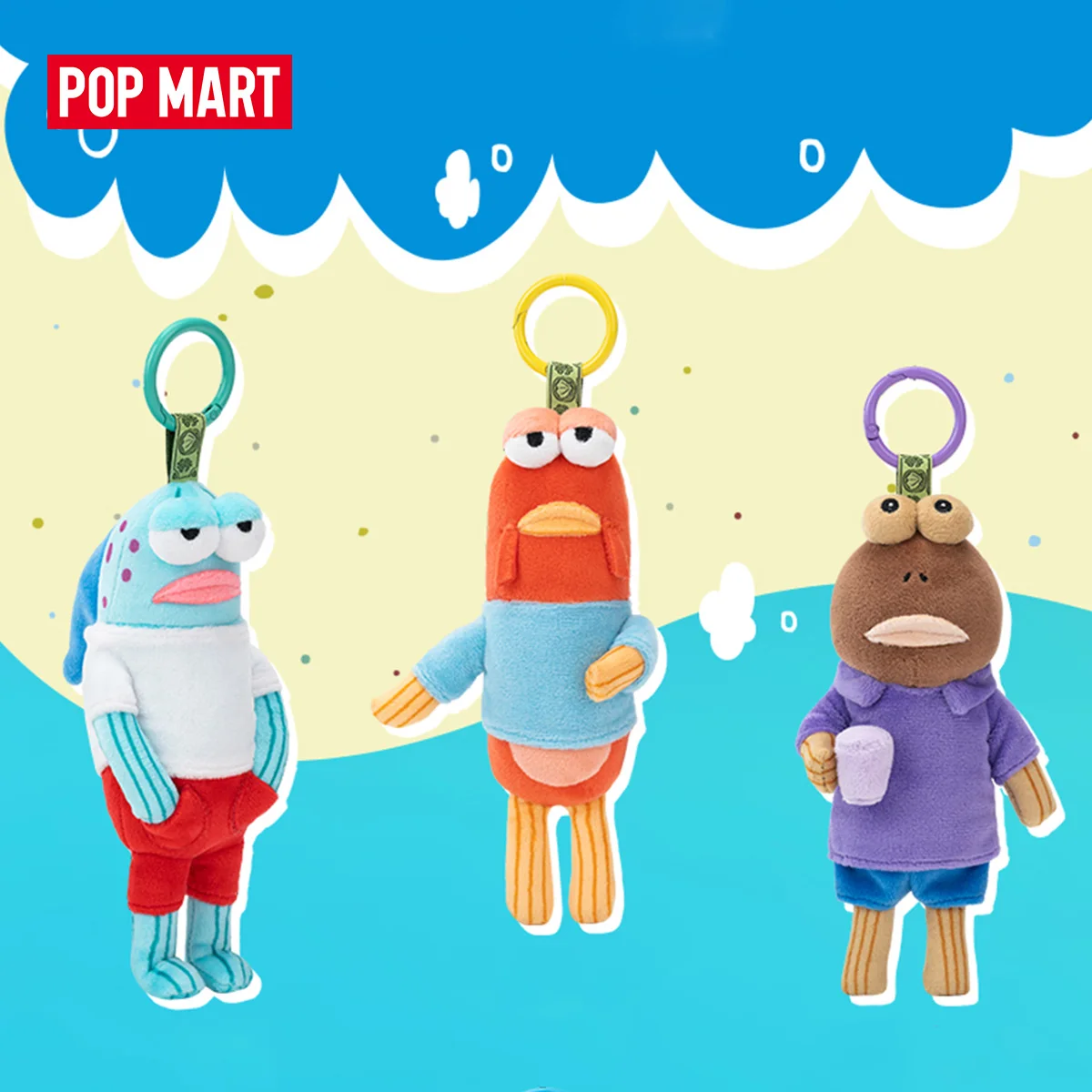 POP MART Bikini Bottom Buddies - Whimsical Plush Mystery Box 1PC/6PCS Blind Box