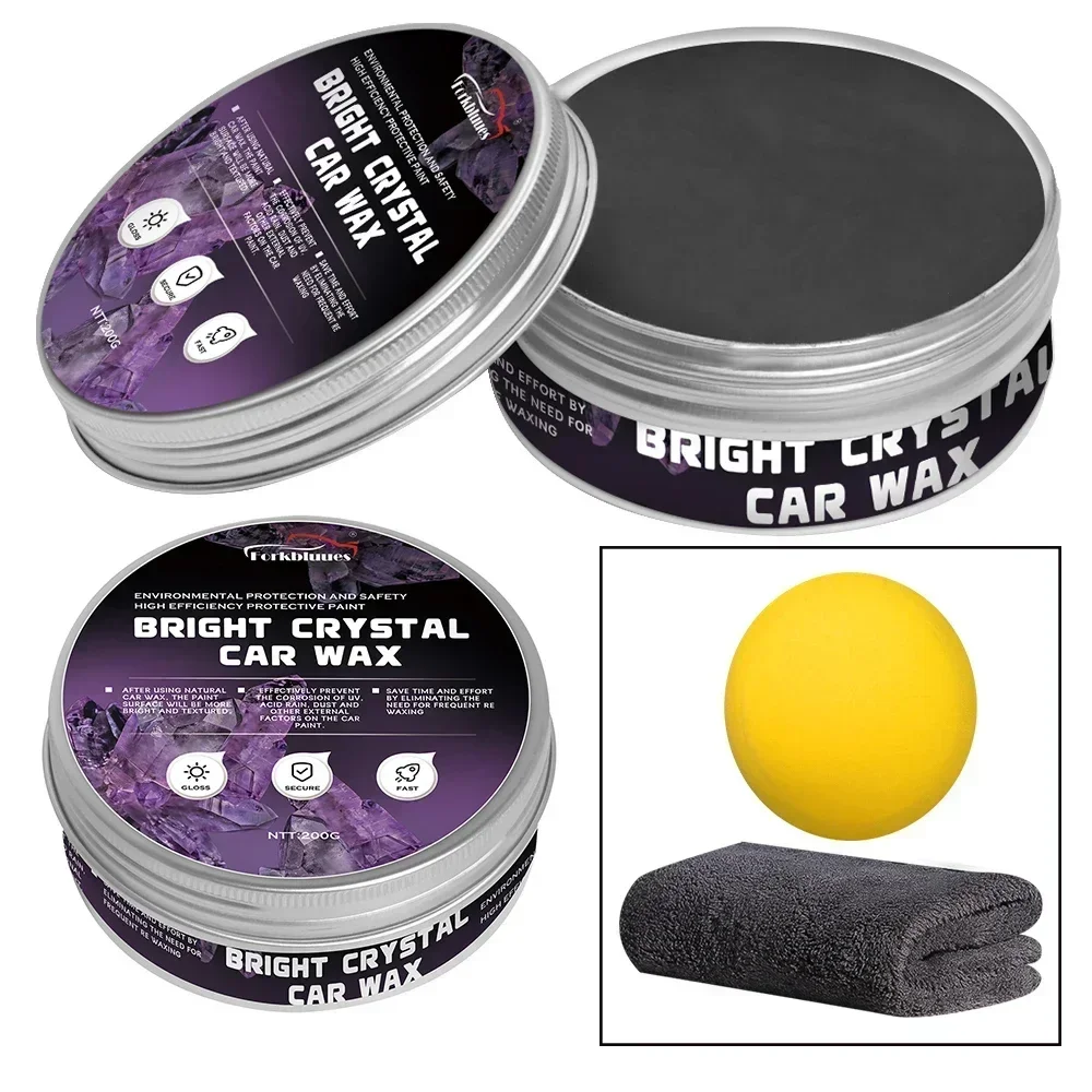 

Car Wax Crystal Plating Set Auto Nano Ceramic Coating Scratch Removal Agent Car Wax Polishing Paste Maintenance Care Cream
