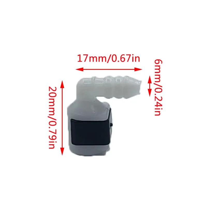 2pcs 3B0955665C Car Windshield Washer Connector Hose Elbow Check Valve for Audi A3 A4 Vw Golf Beetle Seat Altea Skoda Octavia
