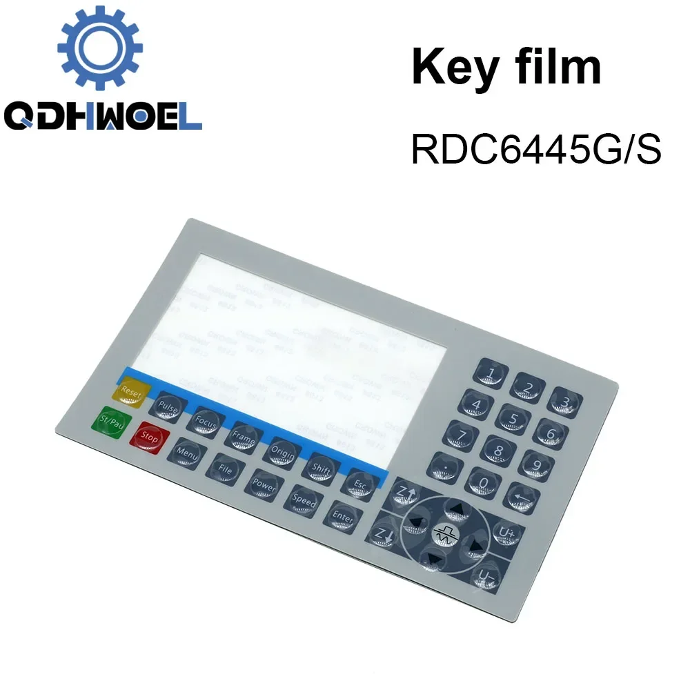 QDHWOEL Ruida Membrane Switch for RDC6445G/S Key Film Keyboard Mask