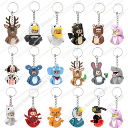 Hot selling keychain series building blocks girls boys 3D models DIY building blocks toys classic movie models children's toys