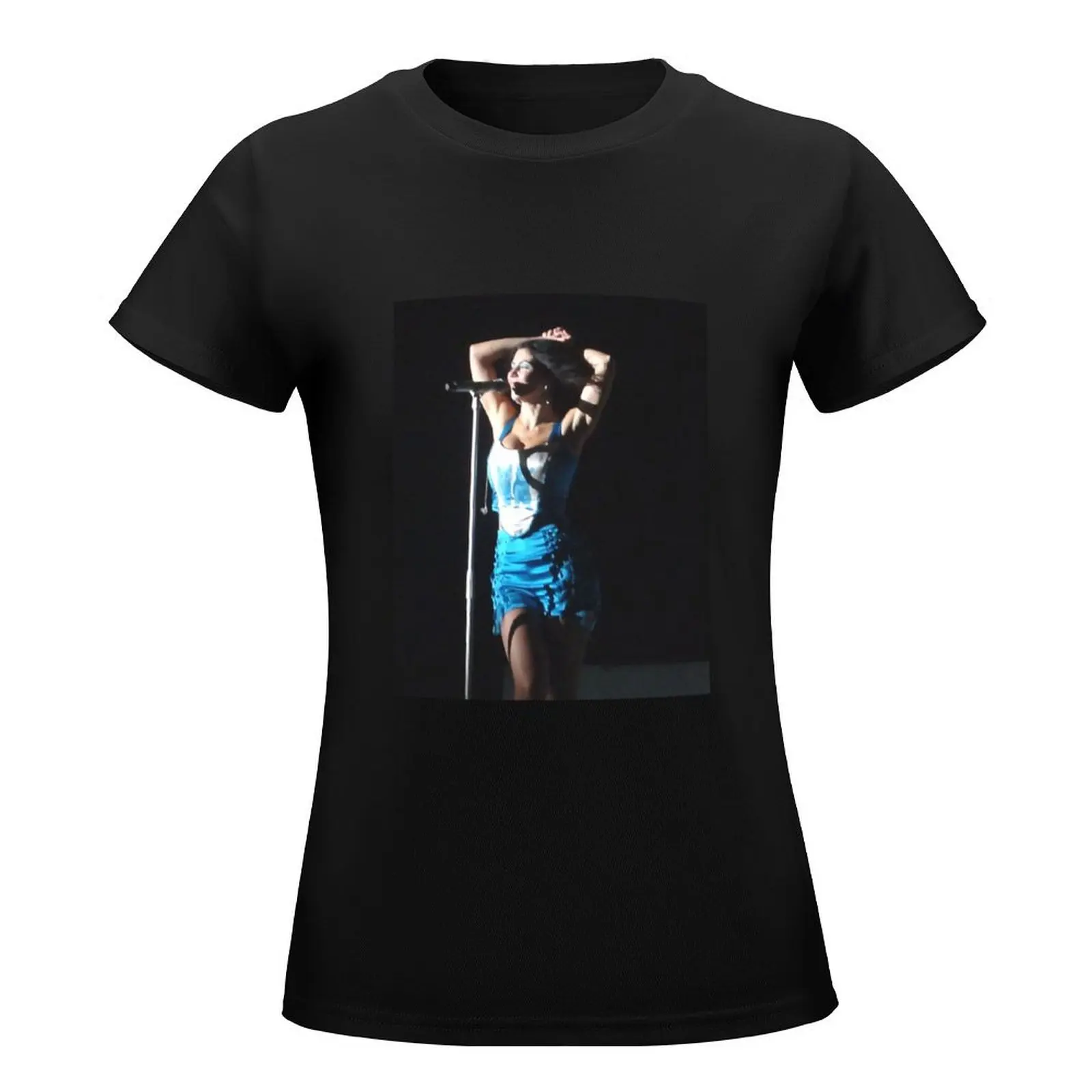 Marina, Live in Concert, Cardiff, Wales, 01 November 2019 (26) T-Shirt Blouse quick drying fashion woman blouse 2024