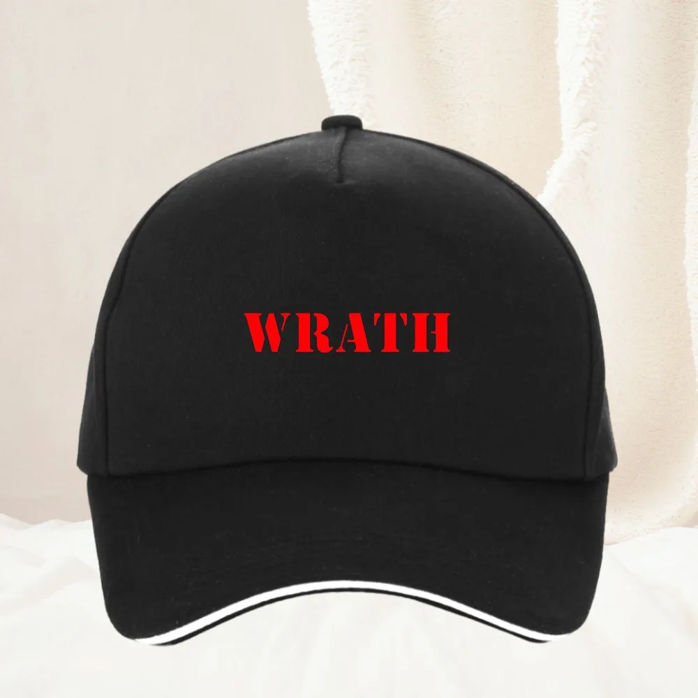 

Limited WRATH Natural Selection Logo Printed Baseball Cap For Men Male Adjustable Sports Hat
