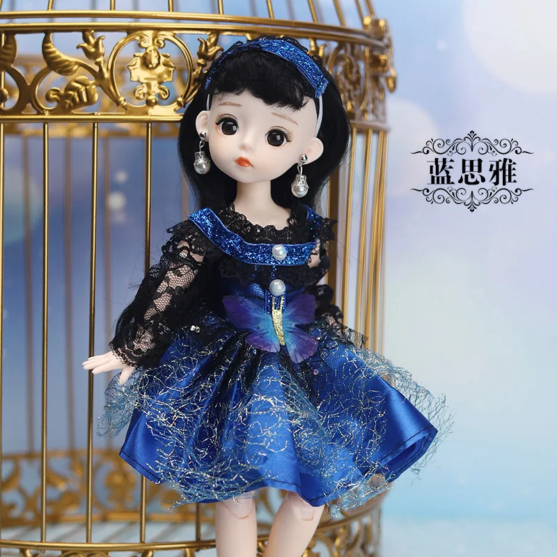 

BJD 1/6 Doll Set 28cm Heigh Dress Up Girl Toy Doll Clothes Set Doll Casual Set Diy Toys for Children