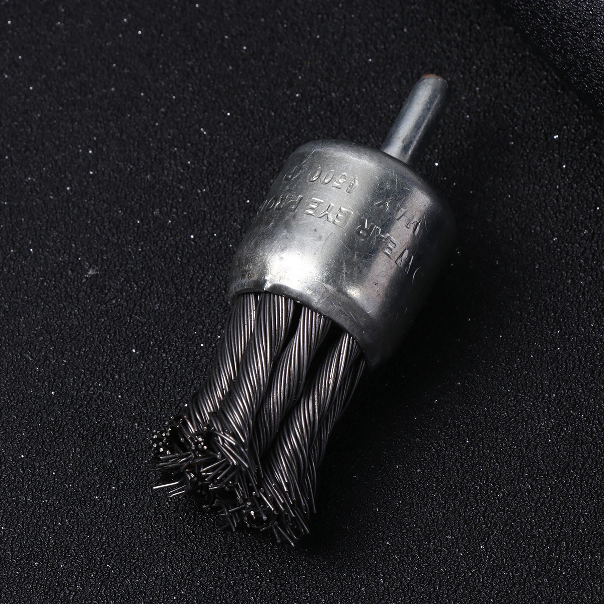 

Steel Wire Brush Crimped End Pen Shape For Power Drill Deburring Oxide Removal Polishing Metal Stone Long Life Silver