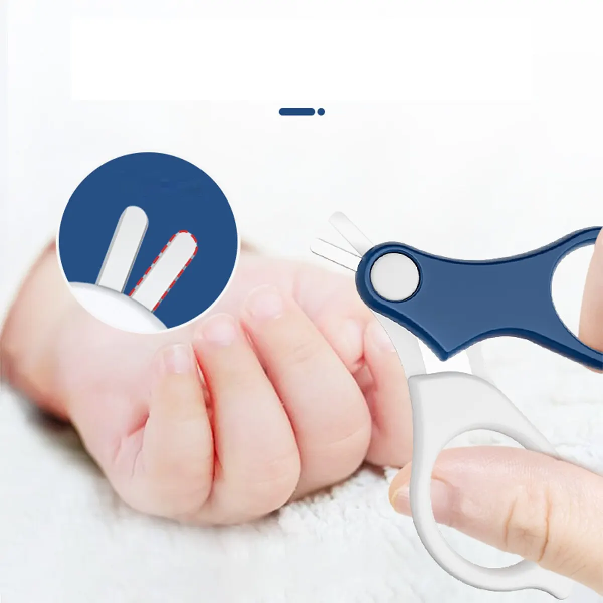 4-Piece Baby Nail Clipper Set For Young Children Newborn Baby Anti-Pinch Scissors For Child Safety Care