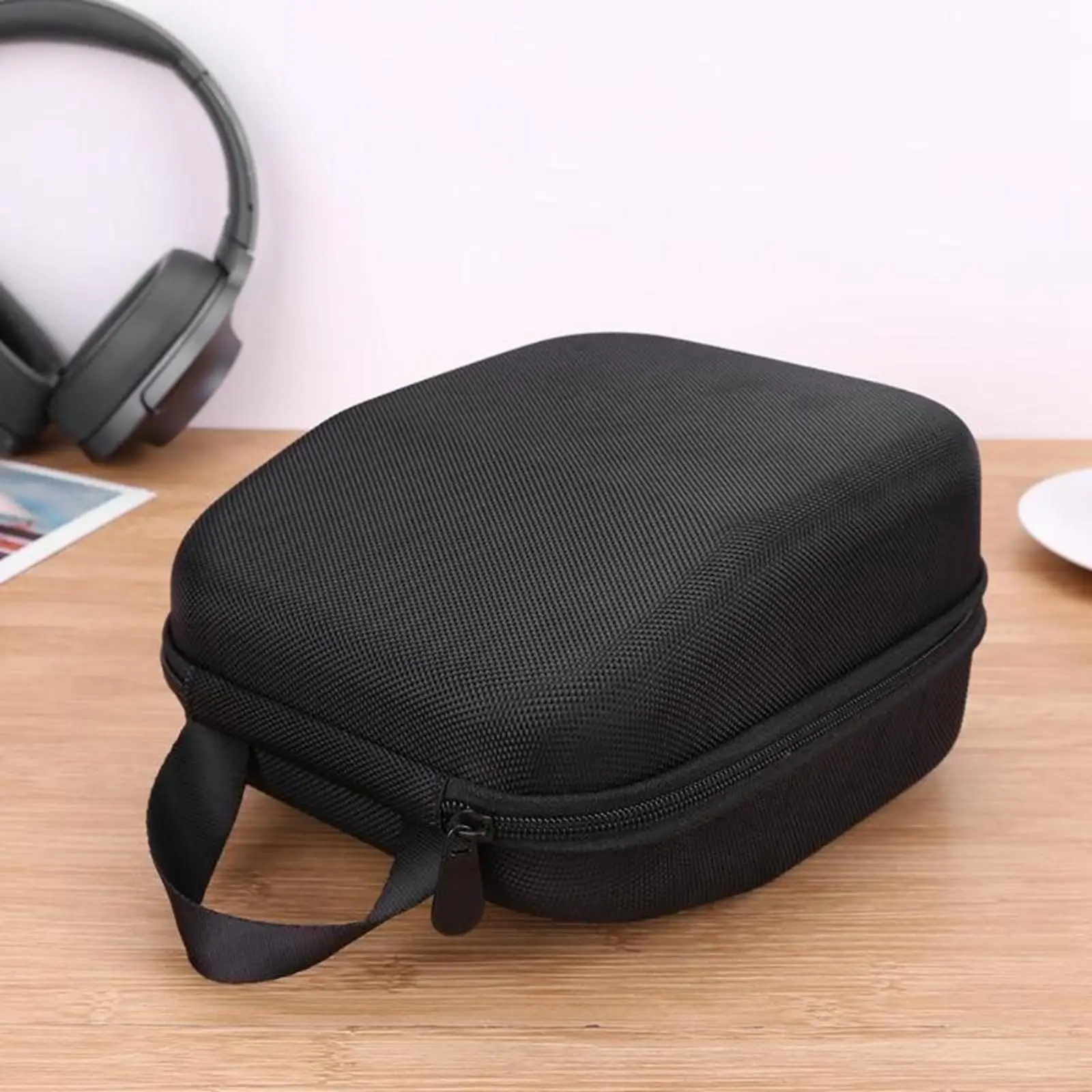 Headset Travel Bag Headphone Storage Box for Climbing Riding Earpieces