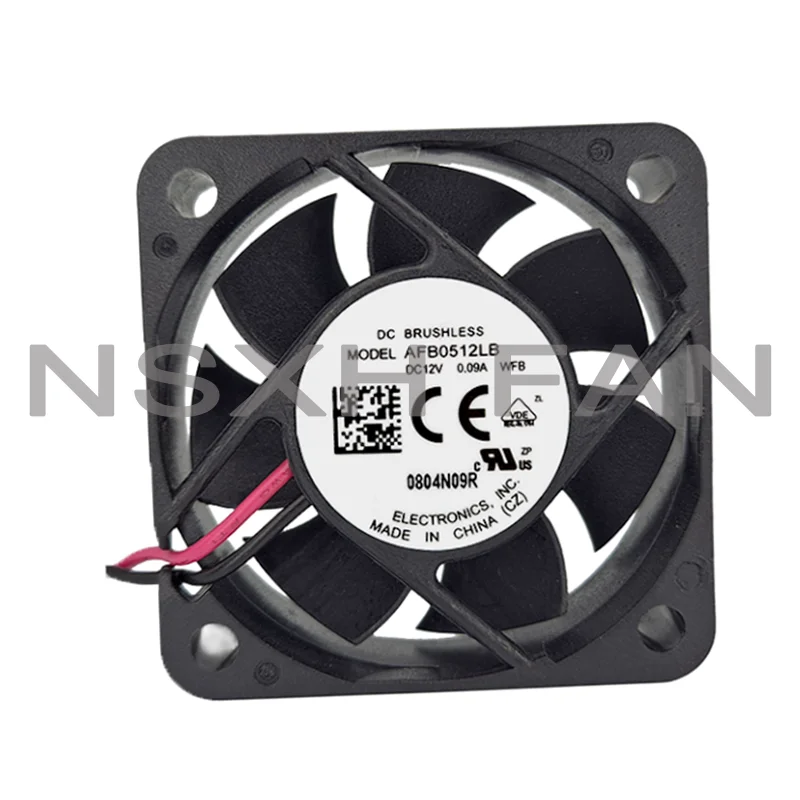 AFB0512LBWFB 5015 12V 0.09A 4000rpm New Two-wire Cooling DC Fan