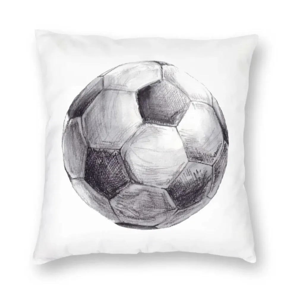 1Pc Football Pattern Throw Pillow-Personalized Double-Sided Design, Soft Cushion with Insert, Perfect Gift for Various Festivals
