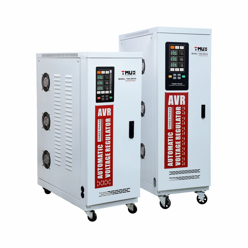Large Screen 20KVA 3 Phase AC Voltage Regulator for Precision Workshop