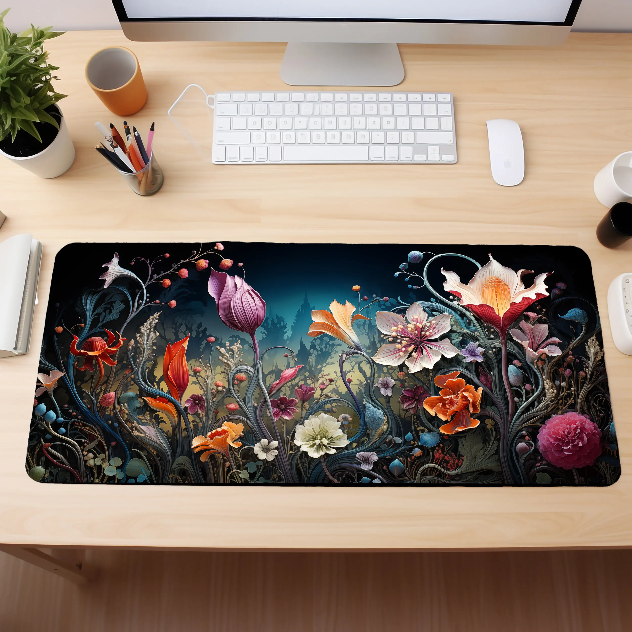 

Pastoral-style Table Mat,non-slip and Waterproof Mouse Pad,desk Decoration Mat for Office and Gaming,a Perfect Gift for Friends.