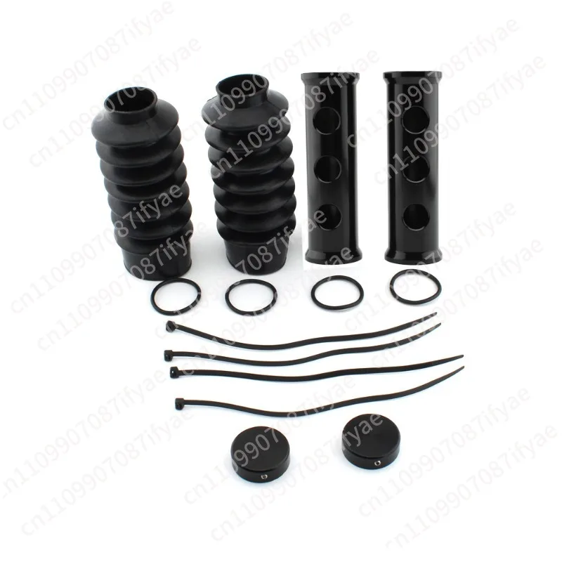 Suitable for Harley 883 1200 front shock absorption bold modification, front fork sleeve with shock absorption dust cover sleeve