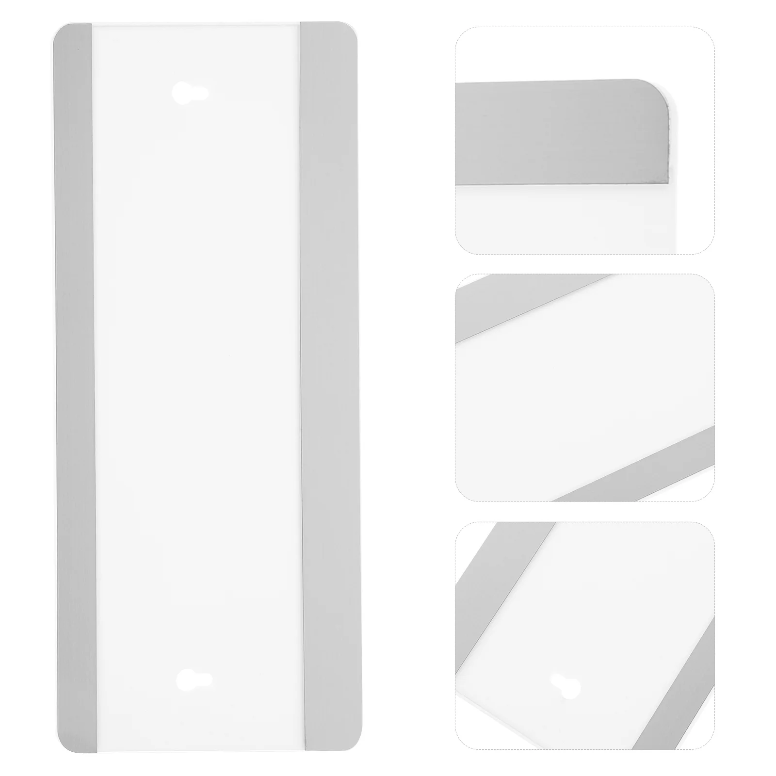 Табличка с именем Рамка дома Офисные знаки Дверь для отдельной карты для школы серебряного держателя