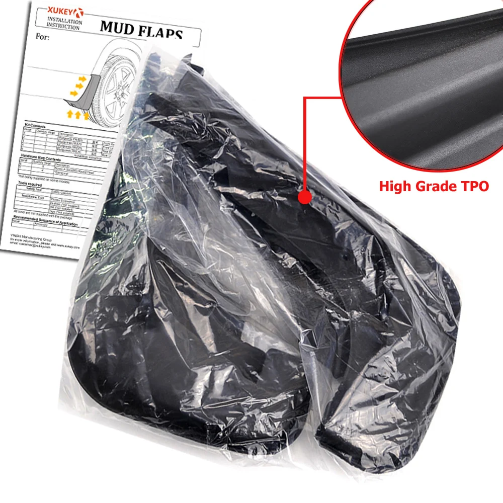 Set Molded Car Mud Flaps For Audi A4 B8 2008 - 2013 Splash Guards Mud Flap Mudguards Fender Styling 2009 2010 2011 2012