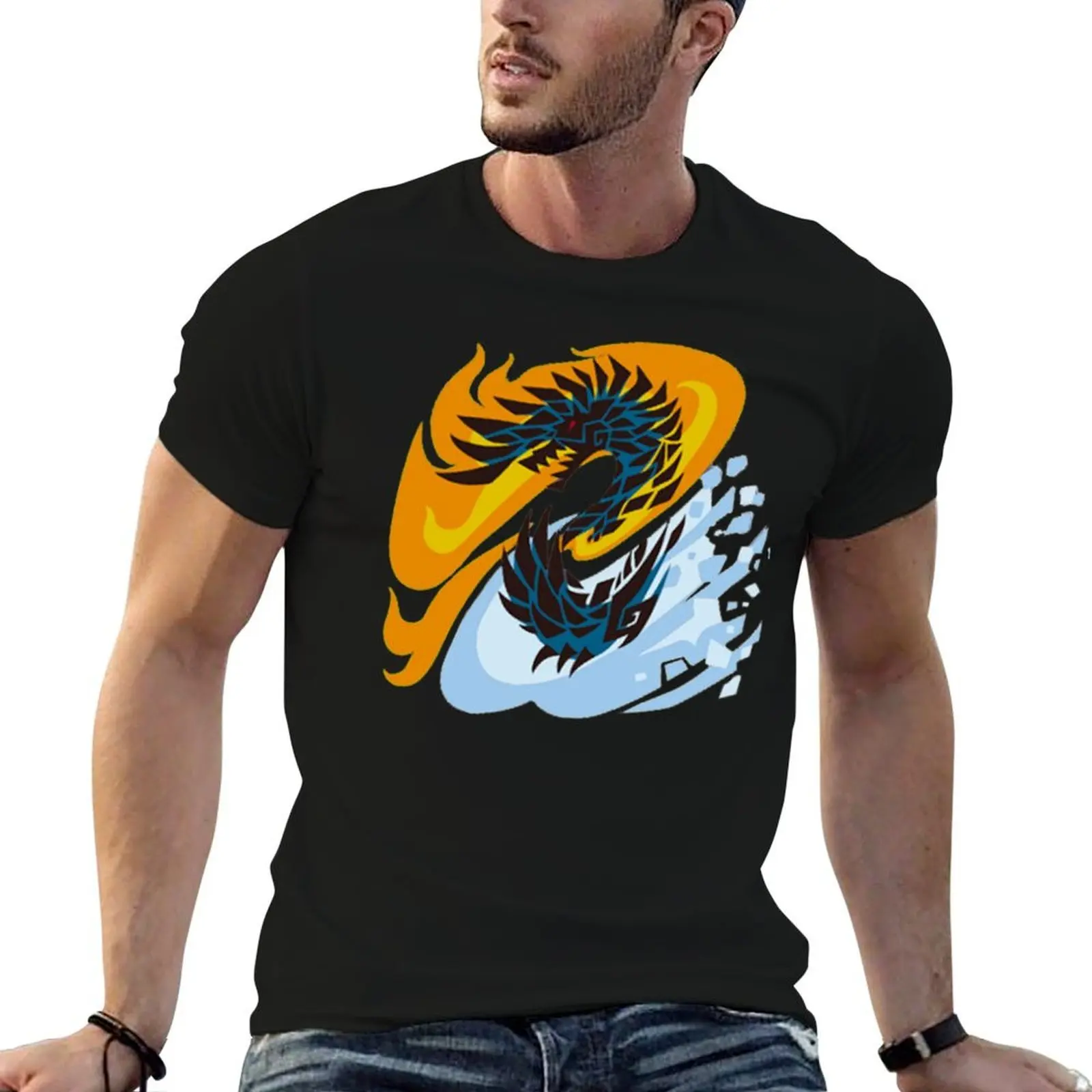 

Alatreon T-Shirt anime t shirts oversize t shirt man casual T-Shirt