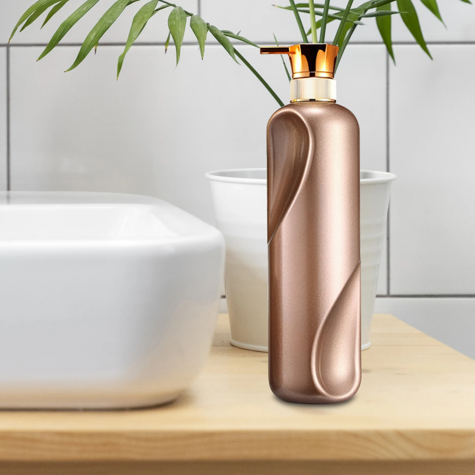 Liquid Soap Dispenser Bathroom Accessories Large Home Decor Pump Bottle Shampoo Bottles Container for Kitchen Liquid Body Wash